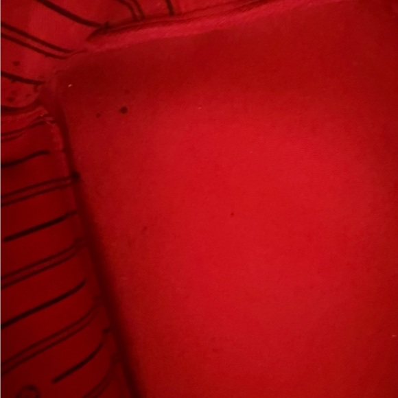 Louis Vuitton Damier Ebene Neverful MM with Red Interior - Picture 7 of 8